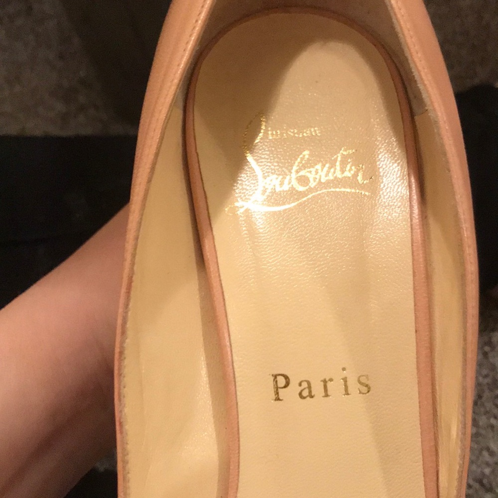 Christian Louboutin Nude Heels - Picture 4 of 5